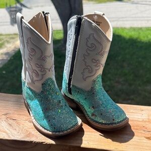 Old West Leather Cowboy Boots